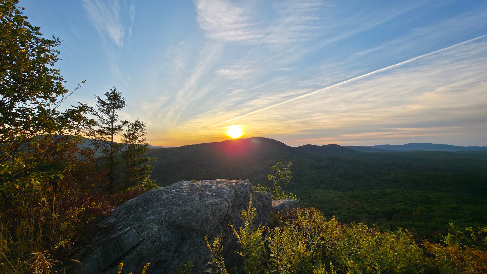 Sunset Over the Mountains