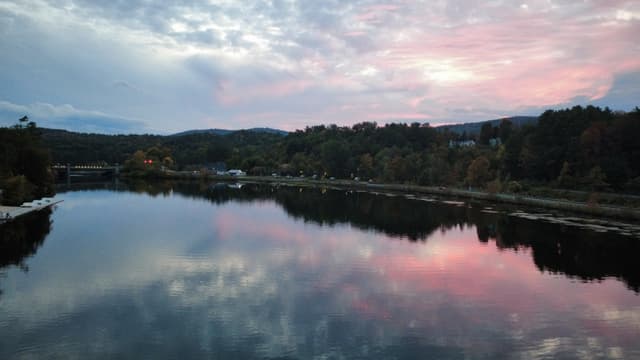 Serene Evening Reflections