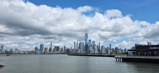 Skyline Under Dramatic Clouds