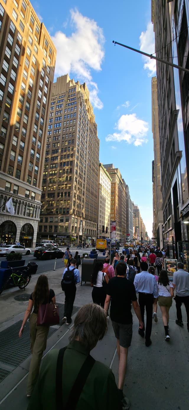 Bustling City Street