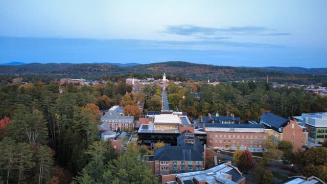 Autumn Serenity Over Campus