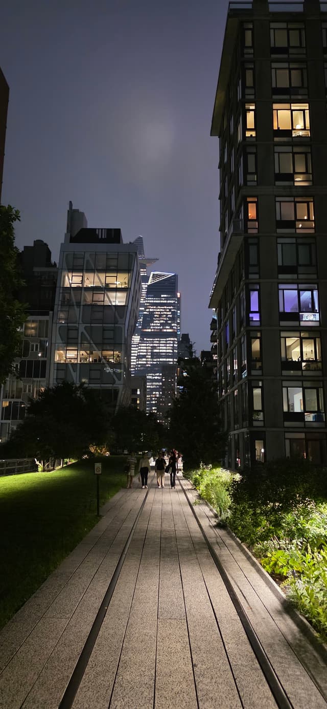 Evening Stroll Through the City